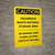 Caution: Hazardous Waste Material Storage Area - Portrait Wall Sign
