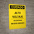 Caution: High Voltage Do Not Enter Enclosure Spanish - Portrait Wall Sign