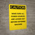 Caution: Make Sure All Power Sources are locked Out - Portrait Wall Sign