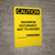 Caution: Maximum Occupancy Not to Exceed - Portrait Wall Sign