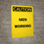 Caution: Men Working - Portrait Wall Sign