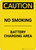 Caution: No Smoking Battery Charging - Portrait Wall Sign