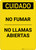Caution: No Smoking No Open Flames Spanish - Portrait Wall Sign