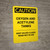 Caution: Oxygen and Aceylene Tanks Keep Valves Closed - Portrait Wall Sign