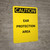 Caution: PPE Ear Protection Area - Portrait Wall Sign