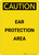 Caution: PPE Ear Protection Area - Portrait Wall Sign
