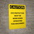 Caution: PPE Eye Protection When Operating Machinery - Portrait Wall Sign