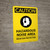 Caution: PPE Hazardous Noise Area Wear Ear Protection with Graphic - Portrait Wall Sign