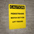 Caution: Pedestrians Watch Out For Lift Trucks - Portrait Wall Sign