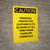 Caution: Personal Protective Clothing to be Worn When Handling Chemicals - Portrait Wall Sign