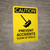 Caution: Prevent Accidents Clean up Spills - Portrait Wall Sign