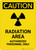 Caution: Radiation Area Authorized Personnel Only - Portrait Wall Sign