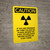 Caution: If Pregnant Please Inform Technologist with Radiation Graphic - Portrait Wall Sign