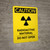 Caution: Radioactive Material Do Not Open - Portrait Wall Sign