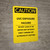Caution: UVC Exposure Hazard - Portrait Wall Sign