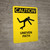 Caution: Uneven Path - Portrait Wall Sign