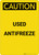 Caution: Used Antifreeze - Portrait Wall Sign