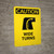 Caution: Wide Turns - Portrait Wall Sign