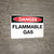 Danger: Flammable Gas - Wall Sign