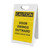 Caution: Door Swings Outward Stand Clear Of Door - A-Frame Sign