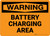 Warning: Battery Charging Area - Wall Sign