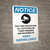 Notice: All Activities Recorded Video Surveillance Video Camera Icon - Portrait Wall Sign