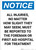 Notice: All Injuries Must Be Reported - Portrait Wall Sign