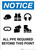 Notice: All Ppe Required Six PPE Icons - Portrait Wall Sign