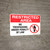 Restricted Area: No Trespassing Under Penalty of Law - Wall Sign