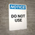 Notice: Do Not Use - Portrait Wall Sign