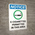 Notice: Dust Respirator Must Be Worn - Portrait Wall Sign