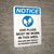 Notice: E Cigarettes Permitted In This Area with Icon - Portrait Wall Sign