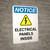 Notice: Main Power Cut Off - Portrait Wall Sign