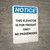 Notice: Electrical Room No Storage Permitted - Portrait Wall Sign