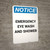 Notice: Emergency Conveyor Stop - Portrait Wall Sign