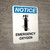 Notice: Emergency First Responder Kit with Icon - Portrait Wall Sign