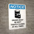 Notice: Empty Cylinders - Portrait Wall Sign