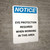 Notice: Eye Protection Required With Graphic - Portrait Wall Sign