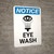 Notice: Eye Protection Required - Portrait Wall Sign