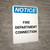 Notice: Fire Damper - Portrait Wall Sign