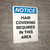 Notice: Hair Net Required Beyond This Point - Portrait Wall Sign