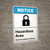 Notice: Hazardous Waste Storage Area No Unauthorized Personnel - Portrait Wall Sign