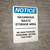 Notice: Head Eye And Ear Protection Required - Portrait Wall Sign