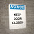 Notice: Keep Electrical Panel Clear - Portrait Wall Sign