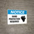 Notice: Main Drain - Portrait Wall Sign
