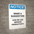Notice: Material Safety Data Sheets - Portrait Wall Sign