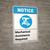 Notice: Meter Room Authorized Personnel Only - Portrait Wall Sign