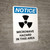 Notice: Microwave In Use - Portrait Wall Sign