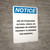 Notice: No Alcohol Or Drugs On School Property Including Parking Lot - Portrait Wall Sign