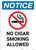 Notice: No Cigar Smoking Allowed - Portrait Wall Sign